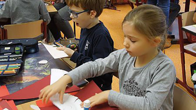 Klassenräume weihnachtlich geschmückt