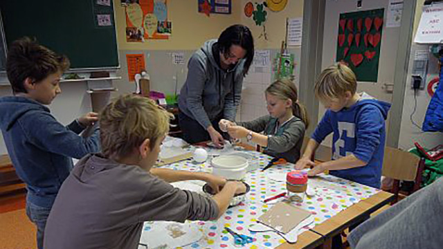 Klassenräume weihnachtlich geschmückt